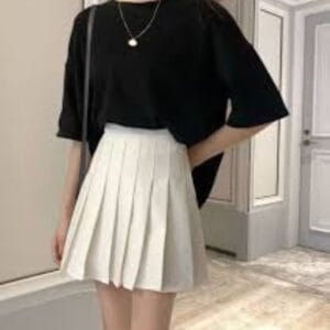 chân váy xếp li